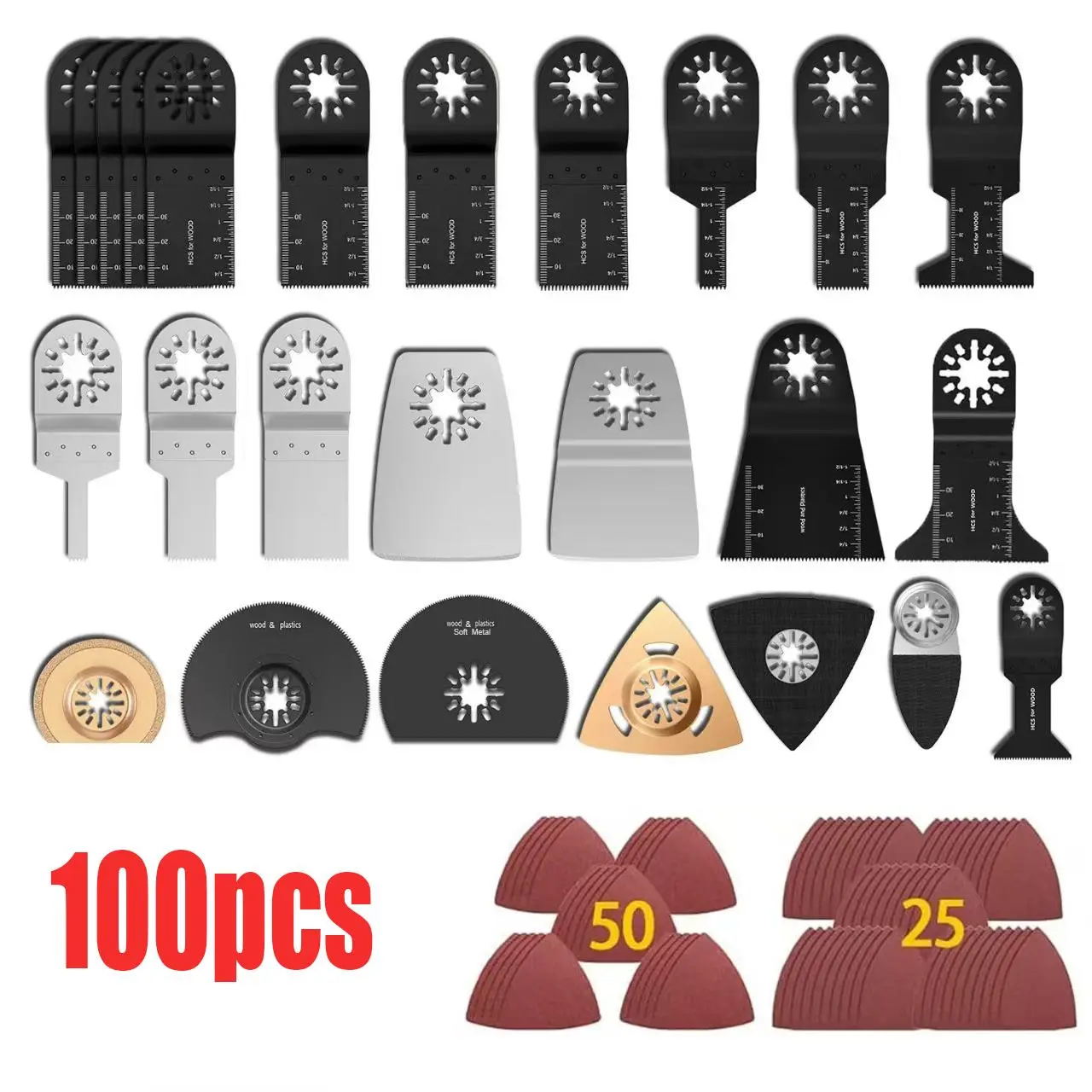 Multipurpose Saw Blade Set, Universal Saw Blade Set for Woodworking, Electric Tool Accessories for Woodworking, Power Tool Accessories, Replaceable Blades, Interchangeable Blades
