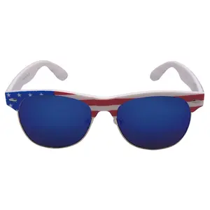 6026 | American Flag Browline Sunglasses