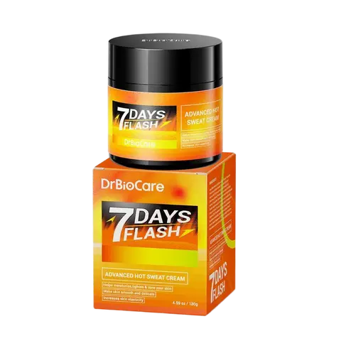 DrBioCare Advanced Hot Sweat Cream 7 Days Flash Series Tighten Moisturize Skin Enhances Elasticity 130g Body Care Lotion for Men Women