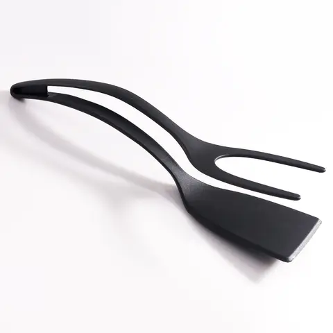 2-in-1 Multifunction Spatula – Anti-Adhesive Non-Stick Food-Safe Kitchen Cooking Accessory, Heat-Resistant Flip Turner for Grilling, Frying & Baking, Ergonomic Comfort Grip, Dishwasher Safe, Essential Multi-Use Tool for Everyday Cooking & Meal Prep
