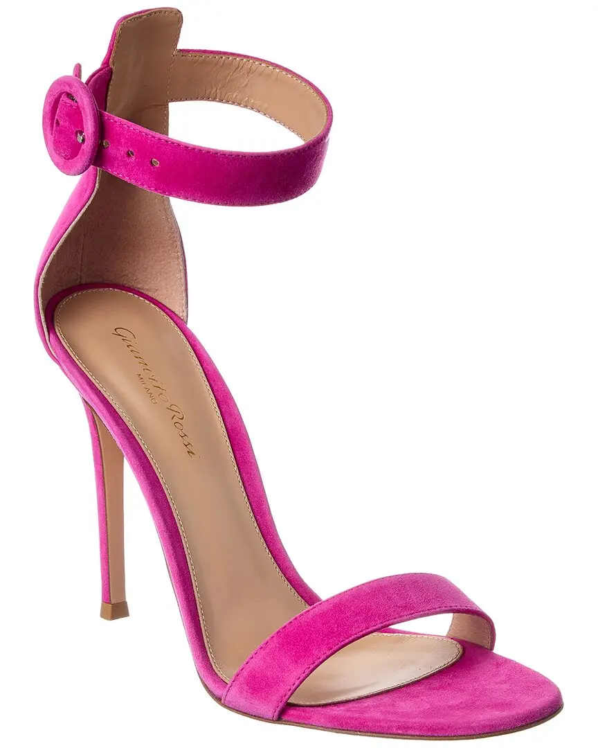 Gianvito Rossi Portofino 105 Suede Sandal