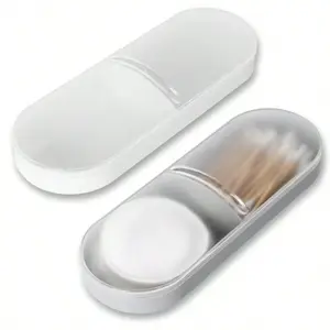 Travel storage box with lid, a must-have for travel. Made of plastic, it can store jewelry, cosmetics, toothpicks, dental floss, hair ties, coins, DIY beads, etc. Simple, sturdy, and durable, suitable for school, home, and travel. Travel Essentials