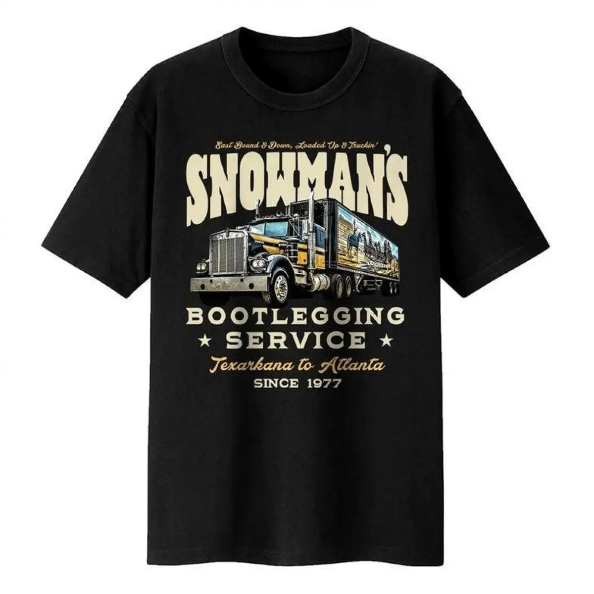 [100% Cotton] Snowman's Bootlegging Service Unisex T-Shirt - Smokey & The Bandit - Unis Sweatshirt, Gift Trending for All Sizes - Classic Tshirt, Hoodie and SweatshirtFashion 	   Unisex T-shirts M-5XL