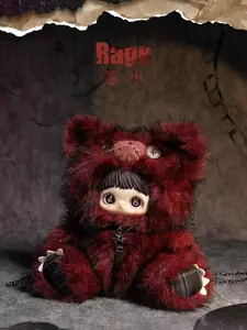 Maymei Rebel doll backpack 400%  Bunny Plush toy dolls，bear Plush Dolls，Soft Furry Collectibles，