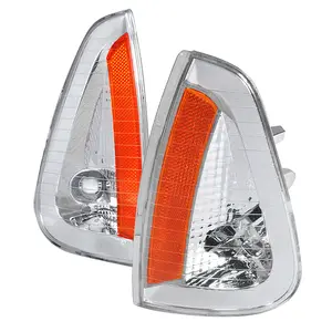 2006-2010 Charger Corner Lights (Chrome Housing/Clear Lens)