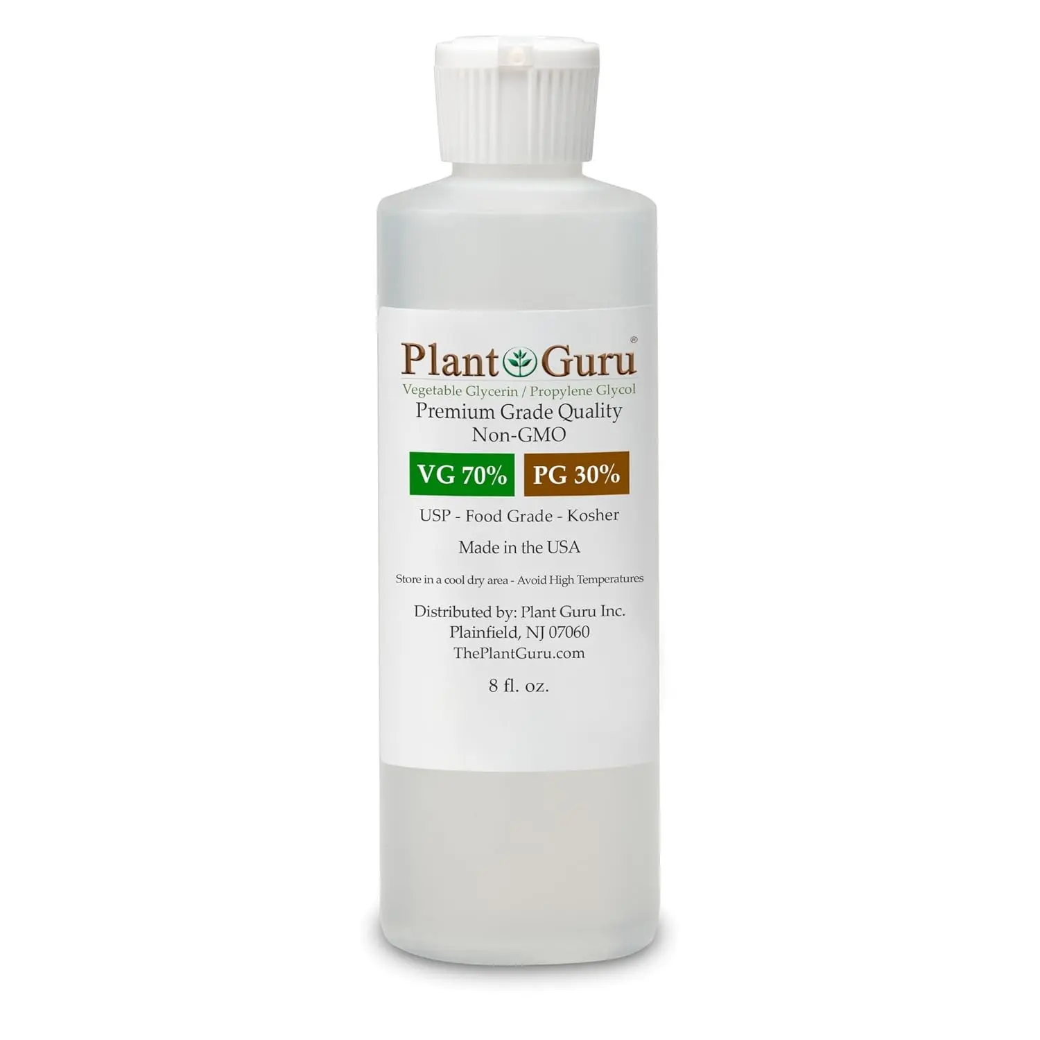 70/30 Vegetable Glycerin and Propylene Glycol Blend 8 fl. oz. USP Food Grade Kosher