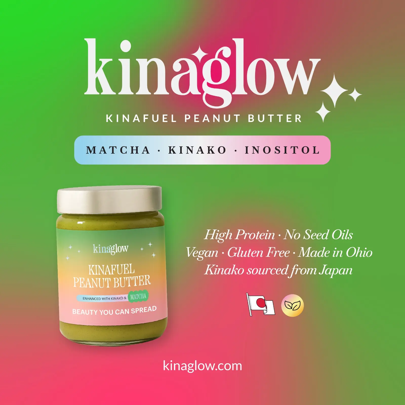KINAGLOW Kinafuel Protein Paste, Traditional Packaged Foods for Pantry Storage