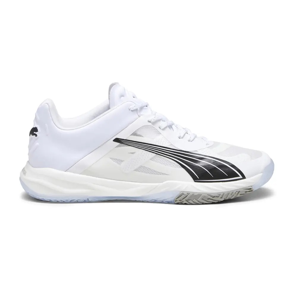 PUMA Mens Accelerate Nitro Sqd Racket  Sneakers Shoes - White