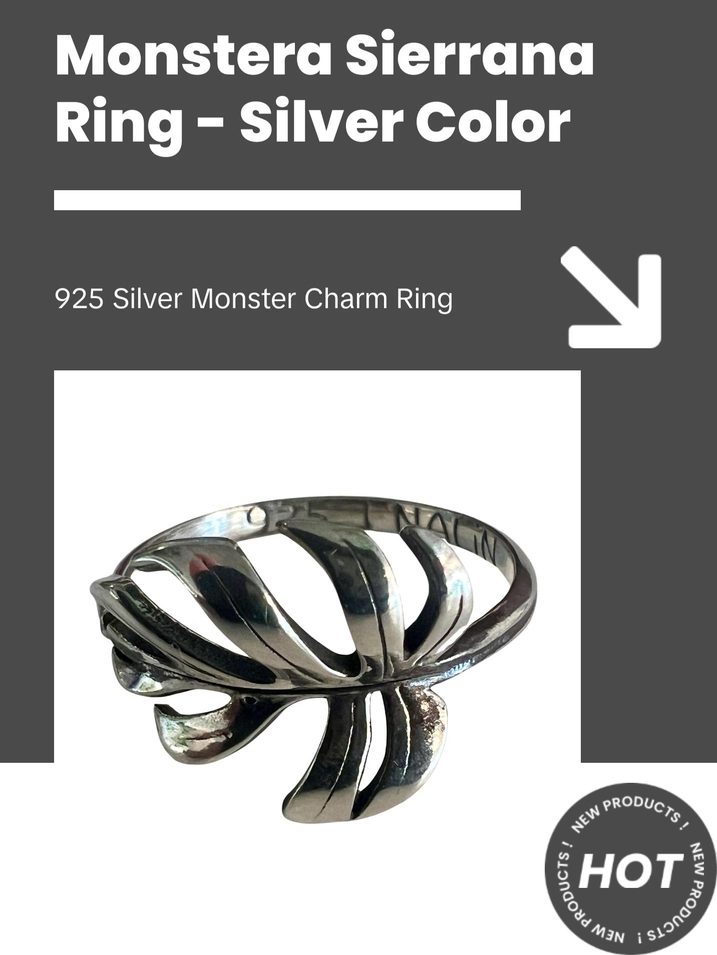 Monstera Sierrana Ring - Silver