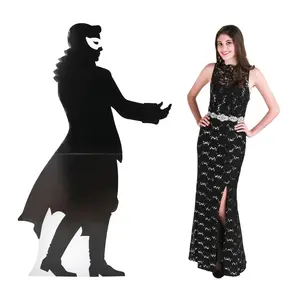 6 Ft. Masquerade Ball Monsieur Silhouette Life-Size Cardboard Cutout Stand-Up