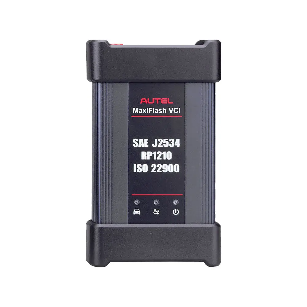 AUTEL MaxiFlash VCI J2534 Bluetooth Pass-Thru Device - RP1210 & J2534 Compliant, Vehicle Module Programming Tool, 4 CAN Channels, ISO22900-1 Code Reader, Compatible for Programming from MaxiSys MS909 Tablet