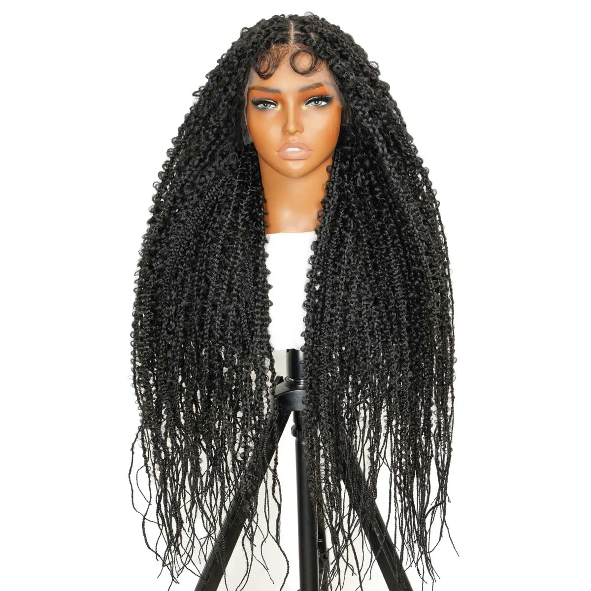 SuperNova 36" Full Lace Knotless Butterfly Box Braided Wigs for Women #Summervibes Braided Hair Wigs Braiding Wig