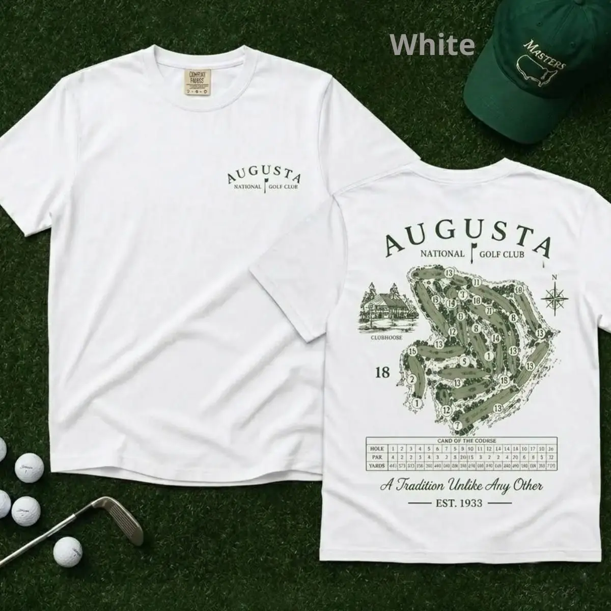 Golf Tournament Comfort Colors T-Shirt, 2026 Masters Inspired Augusta National Tee, Vintage Style Golf Lover