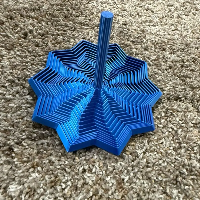 Fidget Star - Blue Star-Shaped Fidget Toy for Stress Relief and Focus Enhancement Sensory Hexagon