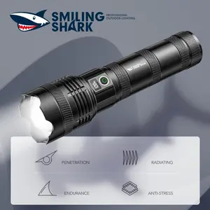 【SD-7147】Smilingshark flashlight, long -lasting durability,Eight-gear light source Regulate, meets your daily needs, and illuminate your exploration road!