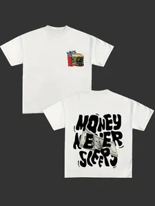 "Retro Streetwear" Oversized Vintage Washed Graphic Tee – Soft Cotton Aesthetic Must-Have