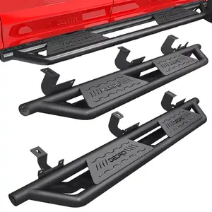 YITAMOTOR 6.5'' Running Boards Compatible with 2018-2025 Jeep Wrangler JL & Unlimited 4 Door, Textured Black Side Step Rails Nerf Bars