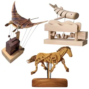 Creative Year of the Horse Ornaments New Year Gifts Holiday Gifts Wooden Hand Crafts Unique Decorative Pieces home decor