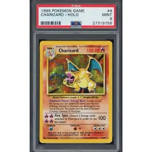 GRADED CHARIZARD POKEMON CARD! GREAT GIFT! AUTHENTIC GRADED POKEMON CARDS!