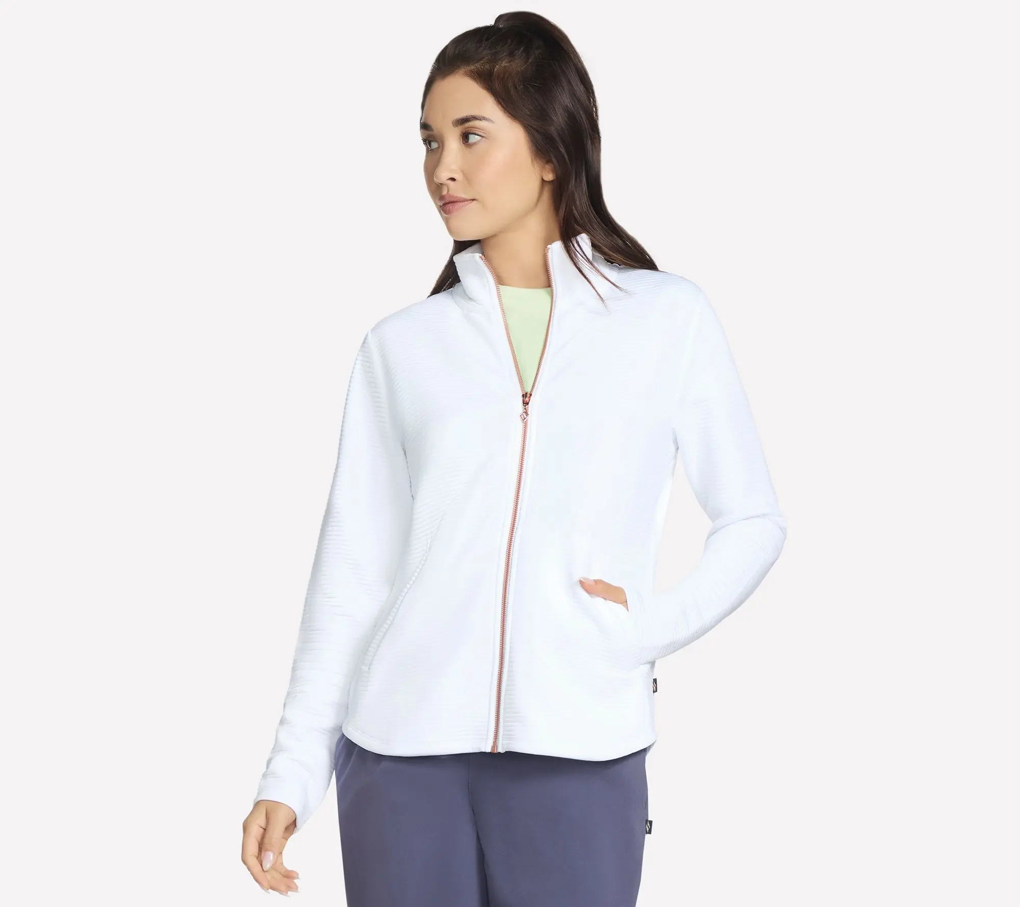 Skechers The GoWalk Ottoman Scoop Hem Jacket Skechers The GoWalk Ottoman Scoop Hem Jacket