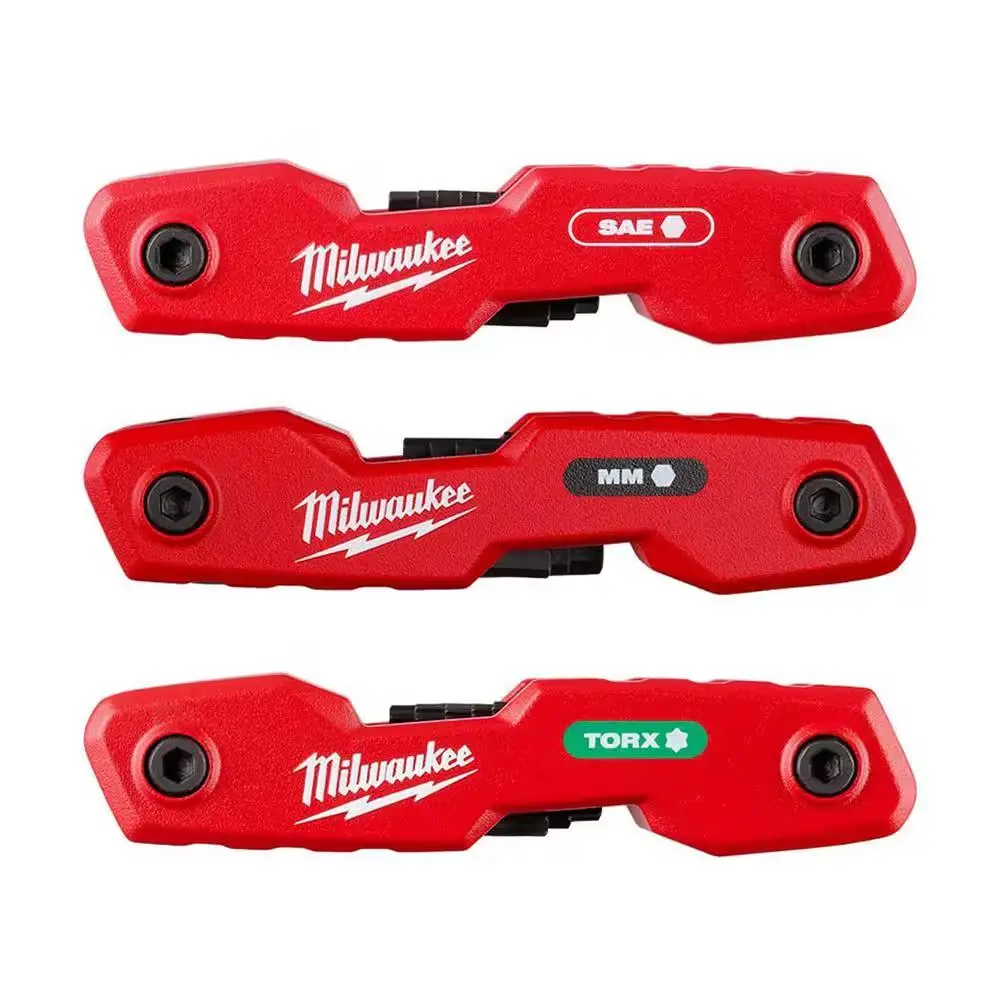 Sae/Metric/Torx Folding Hex Key Set (25-Piece) Milwaukee