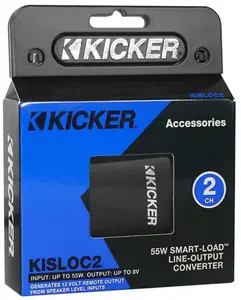 Kicker 46KISLOC2 K-Series Stereo Line-Output Converter w/Remote Turn-On Output