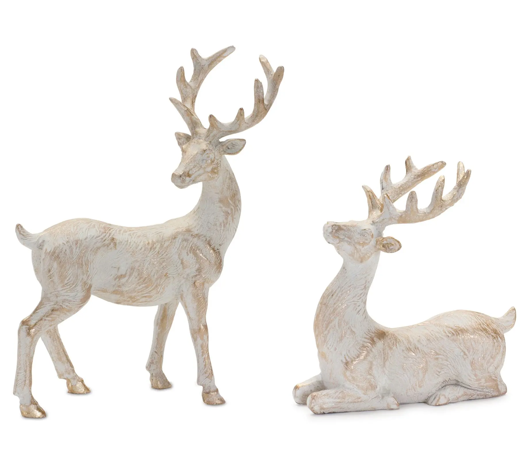 Melrose Brushed Gold Deer Figurine (Set of 6)