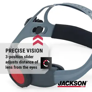 370 Speed Dial Replacement Ratcheting Headgear for Welding Helmets with Oversized Adjuster Knob