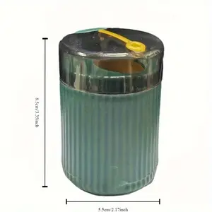 Sleek Hygienic Toothpick Dispenser: Kitchen Storage Organizer, Easy Press, Modern Design, Durable, Enhances Kitchen Decor
