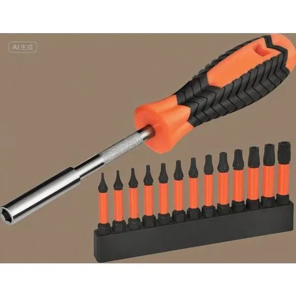13-Piece Security Torx Screwdriver Bit Set with Magnetic Holder, Tamper Resistant Torx Bits T4 to T40, Long 2-Inch Bits for Precision Work, Durable Steel Construction, Compatible with Power Drills