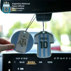 Official Argentina National Team Messi Car Diffuser Fragrance, Soccer Jersey Fan Merchandise, Authentic Aroma Diffuser Plugin