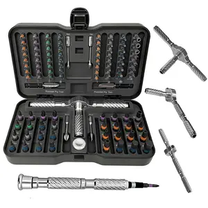 96 in one Magnetic Precision Screwdriver set, multi drill ratchet screwdriver set, with storage box and repair tool set, suitable for computers, glasses, bicycles, watches, ring doorbells, furniture and DIY, high-end gifts for men