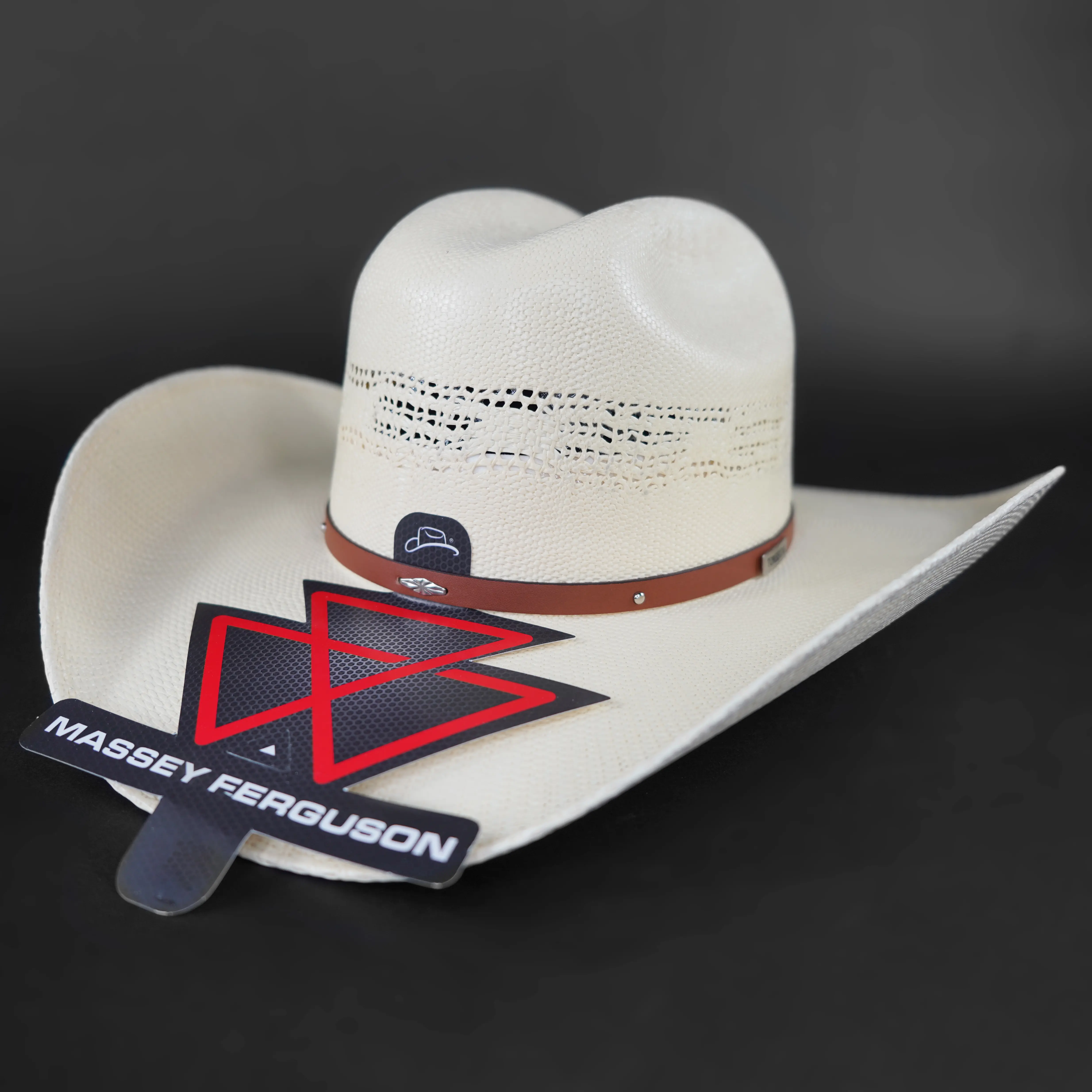 Tombstone Bangora Este Oeste Style 10x Straw Cowboy Hat Sombrero - Breathable