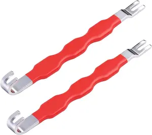 2PCS Automotive Electrical Connector Separator Tool Set – Terminal Release Remover 13120, Dual End Wiring Harness Disconnect Tool with Angled & Straight Tips, Non-Slip Handle for Cars & Trucks,connector separator tool, terminal release tool 13120