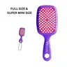 UNbrush Original Detangling Brush and Super Mini Detangling Brush Set (2 Brushes)