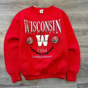 Vintage 90's University of Wisconsin Varsity Sweatshirt