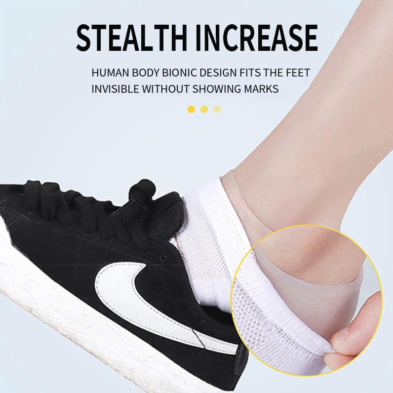 Concealed Footbed Enhancers Invisible Height Increase Silicone Insoles Pads USA 4.0CM 5.0CM 6.0CM Lift Fast Shipping From USA