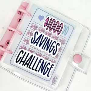 1000 Savings Challenges 100 Envelopes Money Saving Challenge Binder, New Savings Challenges Book With Envelopes, Budget Planner With Cash Envelopes To Save,Suitable For Christmas Halloween Thanksgiving Gifts