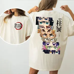 Anime Characters 2 Sided 2024 TShirt Sweatshirt Hoodie