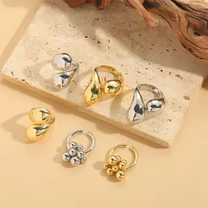 Unisex Vintage Adjustable Copper Bead Ring - Exquisite and Delicate  A Perfect Gift For: Lovers, Friends, Girlfriends, Thanksgiving, Independence Day, Halloween, Black Friday, Christmas, and New Year W1011