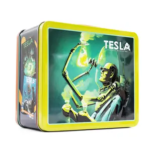 Fallout Tesla Science Magazine Metal Retro Metal Lunchbox