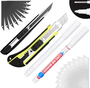 Pcs Foam Cut Kit Cutting Tool Kit Include Foam Cutting Knife  Degree Thin Blade Knife Long Nosed Mar Thick Tip Mar and  Replacement Blades for Home Office Arts Crafts DIY