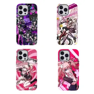 Y2K Danganronpa Anime Phone Case, Cute Aesthetic Shockproof Cover, Compatible with iPhone 11-17 Pro Max/Plus and Samsung Galaxy S23-25