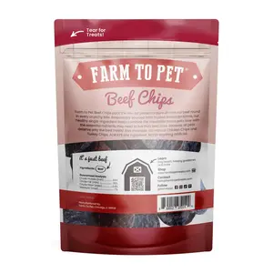 Beef Chips Dog Treats, Healthy Training Treats for Dogs Beef Chips Dog Treats, Healthy Training Treats for Dogs