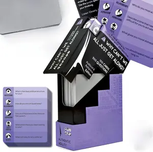 Authentic Agility Why Can't We All Just Get Along Game – 500-Question Icebreaker for Engaging Political & Religious Discussions with Friends, Family & Colleagues