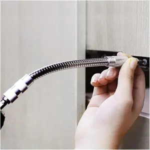 Exquisite Hexagonal Shank Metal Flex Universal Extension Bit Holder Magnetic Hex Screwdriver Bit Connection Extension Rod for Hand Drill Durable