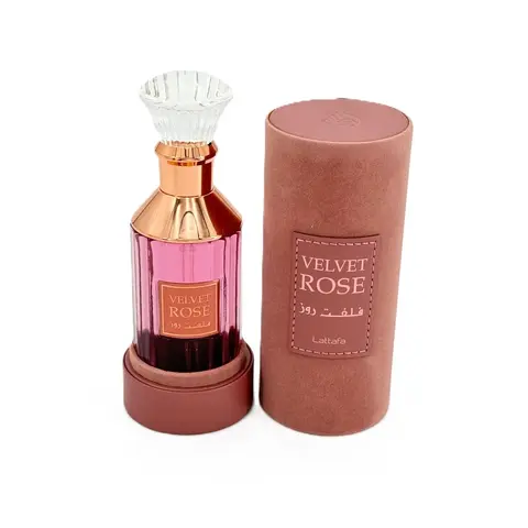 Lattafa Velvet Rose EDP Fragrance Spray - 3.4oz Alcohol-Based Floral Arabian Fragrance for Adult Women, Oriental Wood Spicy Blend, Long-Lasting on Skin, 3 to 3.9 fl oz (Beauty & Personal Care)
