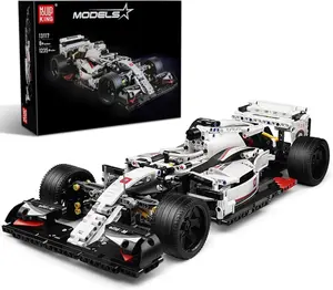 Mould King Technik Sports Car Formula 1 Racing Car Building Kit, 1235 Pcs Collectible Car Model Building Blocks Toys Gift for Kids, Boys, Adult Vehicle Hobby