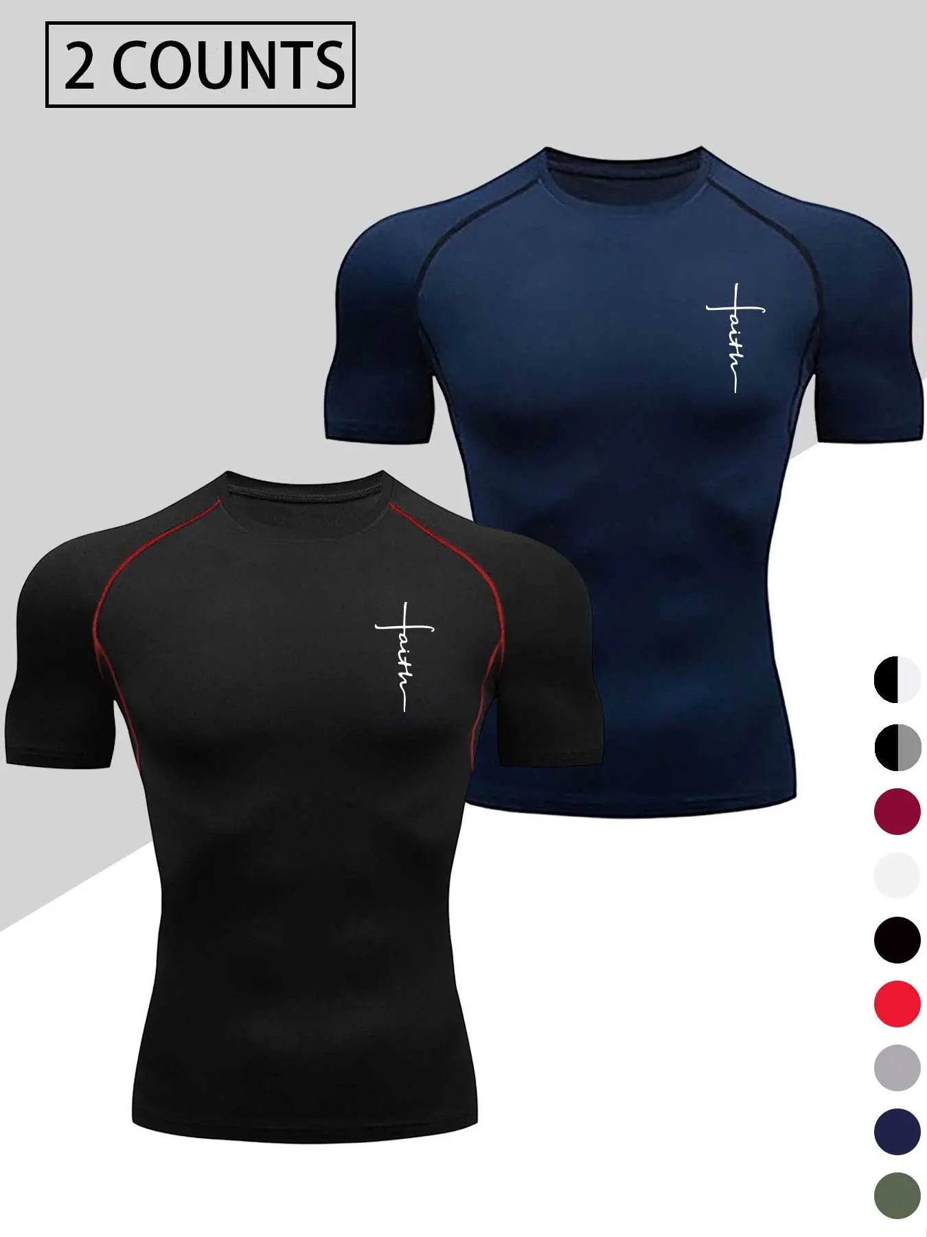 Black red + navy blue