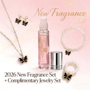 2026 Pheromone Perfume for Women, Intense Long-Lasting Scent with Black Rose, Plum Wine & Velvet Suede, Nocturnal Floral Fruity Woody Blend, Includes Free Jewelry Set, Intense Scent